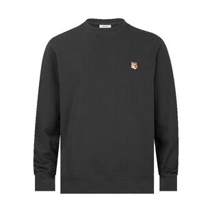 Maison Kitsune男Fox Head 贴花全棉套头卫衣男士2025新款XY推选