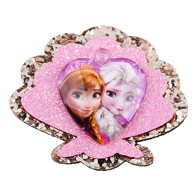 冰雪奇缘公主彩色贝壳发饰套装