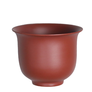 章林浩朱泥主人小茶杯茶碗紫砂品茗杯闻香单杯工夫茶具60ml玉兰杯