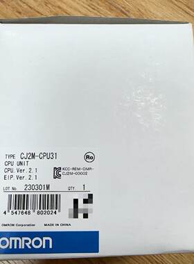 议价 Cj2m-Cpu31 Br New Only Opened 23 Years Old Box Code适用