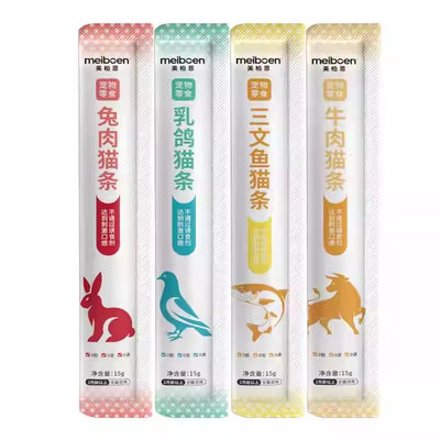 美柏恩猫条200支补水主食猫湿粮