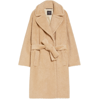 【甄选惠享】Weekend MaxMara 24秋冬女装羊毛混纺大衣5016124206