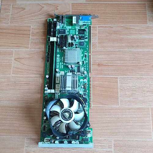 【请询价】拆机艾讯宏达SYS7190工控机主板CPU风扇内存条
