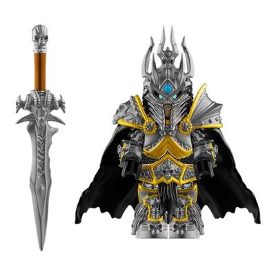 魔兽世界巫妖王霜之哀伤天灾军团冰封王座第三方拼装积木人仔玩具
