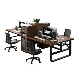 办公桌员工位2人位桌椅组合简易职员桌办公室桌简约现代四人工位