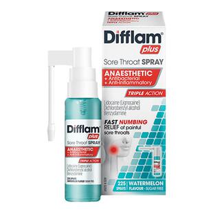 澳洲difflam咽喉喷雾咽喉肿痛喉咙发炎咽炎扁桃体发炎抗菌喷雾剂