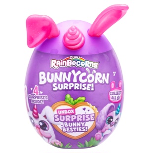 ZURU新款云波独角兽魔法蛋抱抱星球惊喜蛋猫咪兔子大公仔毛绒玩具