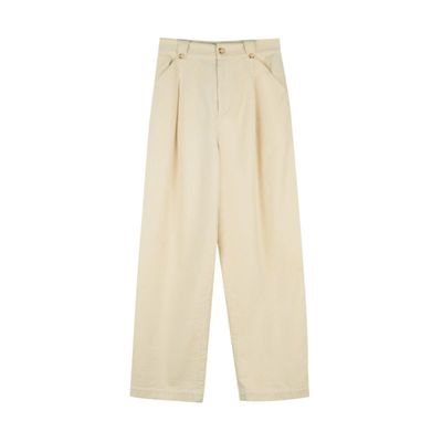 solighter复古灯芯绒九分裤