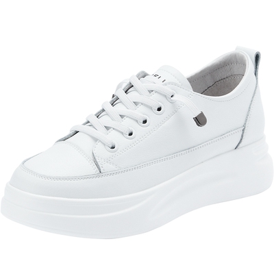 百丽厚底小白鞋2023商场