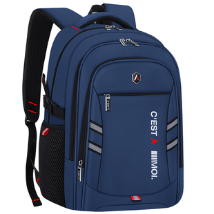 初中高中小学生防水书包4男孩三到六年级男生大容量五轻便6双肩包