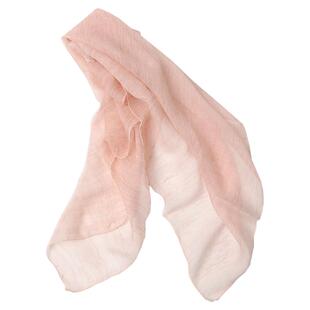 【微瑕】100%桑蚕丝粉色褶皱真丝小方巾女士高档春秋薄款丝巾围巾