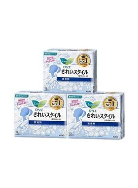 花王超薄透气护垫卫生巾无香3包