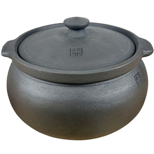 四川雅安荥经黑砂锅炖锅家用燃气煤气灶专用汤锅土砂锅煲汤老式锅