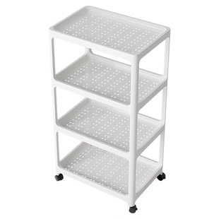 卫生间洗脸盆架子浴室置物架家用放桶多层盆架塑料加厚落地收纳架