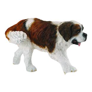 【88506圣伯纳狗】CollectA官方授权正版动物模型早教玩具