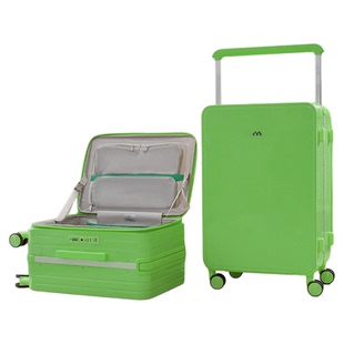 侧开行李箱20寸登机箱2026热卖24寸中置宽拉杆箱女绿色男28旅行箱