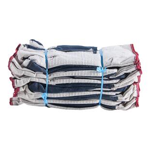 升级款24线帆布手套劳保双层加厚耐磨工作电焊工机械防护手套