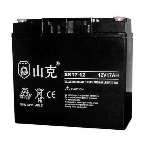 山克蓄电池SK171212V17AH机房UPS电源配套消防照明EPS直流屏