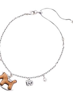 木马小众设计金属质感手串手链