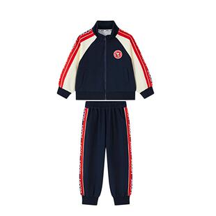 史努比儿童加绒运动套装2026新款秋季冬洋气小童男童女童卫衣卫裤