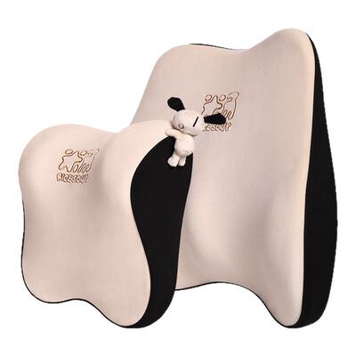 爱车屋高档车内头枕腰靠垫卡通