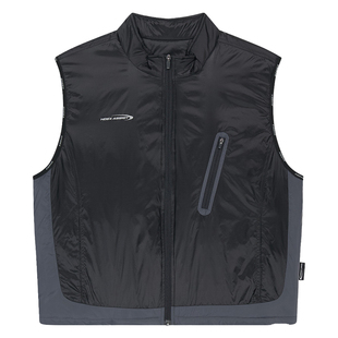 HDEX 25冬季新款拼色夹棉背心轻量科技保暖马甲韩国代购