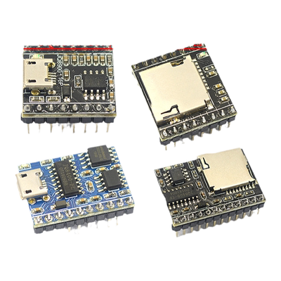 JQ8900-16P 8400 MP3语音模块芯片 串口控制USB直接拷贝 音乐模块