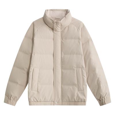 【防泼水面料】ZIOZIA通勤男装25冬保暖立领羽绒服夹克TJPE4223