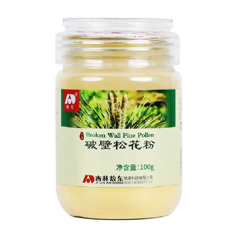 敖东破壁松花粉长白山新货野生松花粉正品食用外用松花粉