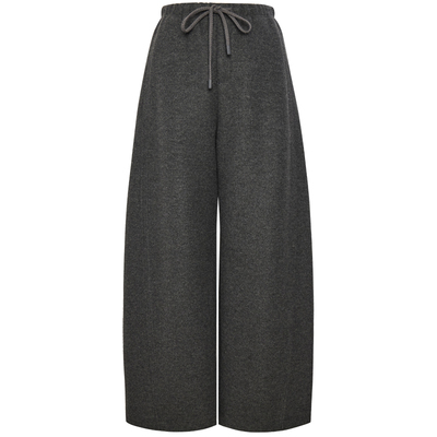 MOORING泊毛呢裤子冬加厚流行梧桐裤直筒卫裤显瘦阔腿休闲裤超火