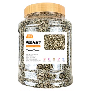 鹦鹉麻子火麻仁火麻籽小鸟食饲料鹦鹉粮小太阳虎皮牡丹玄凤小颗粒