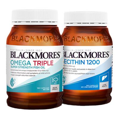 澳佳宝深海鱼油胶囊+大豆卵磷脂胶囊