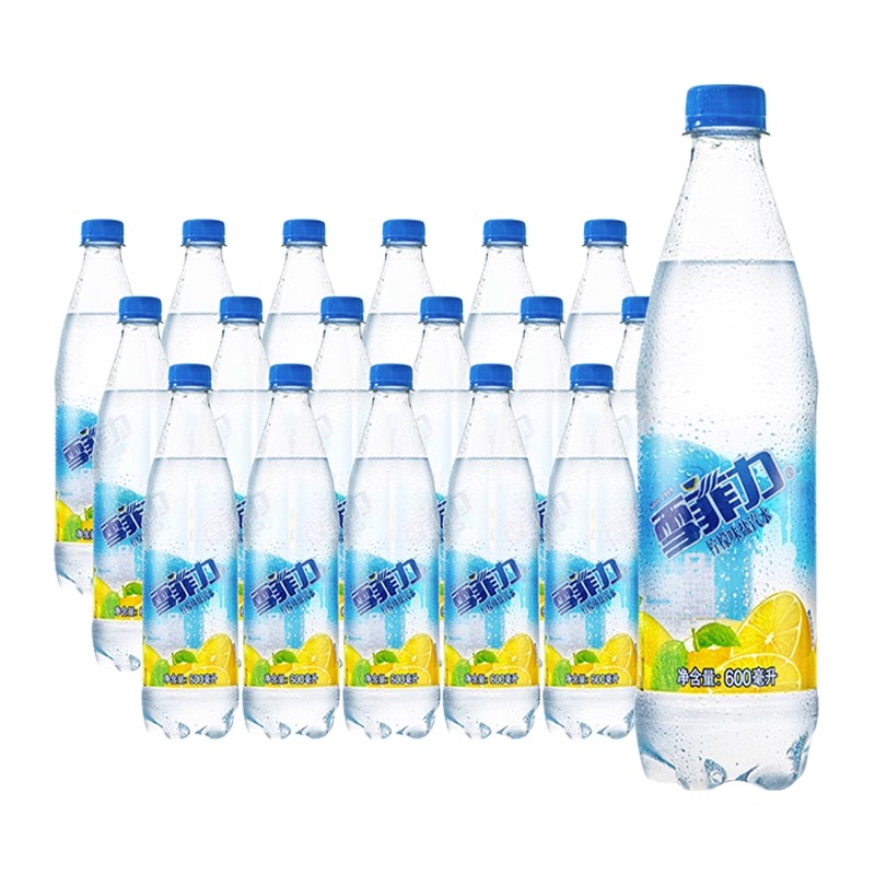 上海雪菲力鹽汽水600ml*24瓶整箱批特價(jià)檸檬風(fēng)味汽水防暑降溫飲料