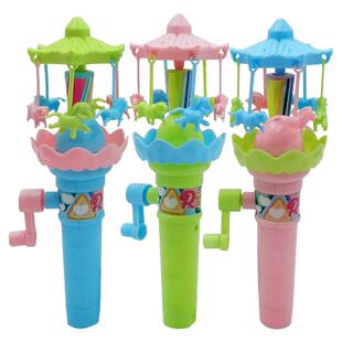 创意儿童手摇发光旋转木马趣味益智发光摩天轮玩具幼儿园礼品批发