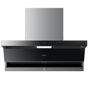 以旧换新美的蒸汽洗顶侧双吸家用大吸力油烟机厨房AK7T/AK7MAX