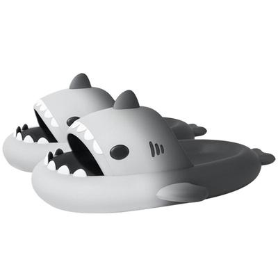 踩屎感鲨鱼拖鞋男夏季外穿凉拖男