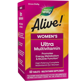美国Nature'sWay然萃维Alive女性复合维生素综合营养60片多维