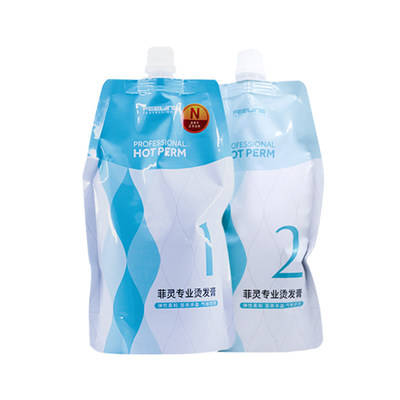 正品菲灵小蜜蜂烫发水软化卷发剂