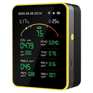 15合1WIFI二氧化碳检测仪pm2.5pm1.0甲醛TVOC温湿度CO2红外线激光
