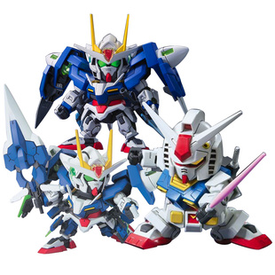 【自营】万代高达拼装模型 Q版SD BB战士 翠绿暴风艾尔盖亚柯西