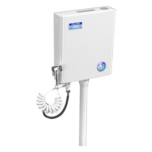 厕所冲水箱家用卫生间蹲便器蹲坑抽水马桶节能挂墙式大冲力套装