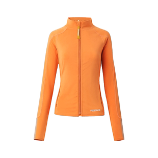 FIZZCOCO加绒保暖运动外套修身上衣女长袖健身服套装户外秋冬网球