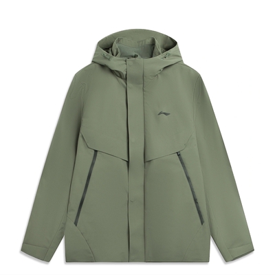 李宁男子85%鸭绒三合一运动风衣