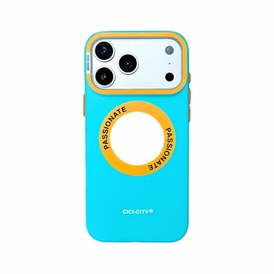适用iPhone17promax手机壳CICI-CITY梵高星夜磁吸系列手机壳圆圈手机壳磁吸支架防摔保护套时尚个性保护壳