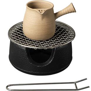 容山堂铸铁围炉煮茶罐罐茶煮茶器烤奶茶烤火炉套装伍德炉炭炉碳炉