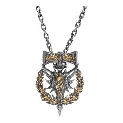 Starforged星辰铸造火蜥蜴吊坠银饰战锤40K周边24K金饰品项链现货