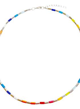 MONA张绮贤彩色串珠扇子项链