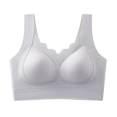 无痕上托提拉固定杯运动内衣女收聚拢夏季背心式文胸罩美背防下垂