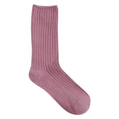 粗线针织肌理感男女堆叠感中筒袜