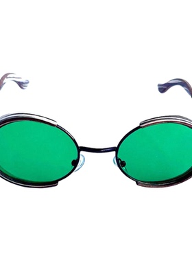 Green手作木质斑马纹防UV太阳镜